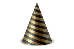 Party Cone Hats, Vector Set. Product Image 2