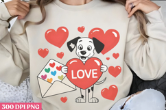 Valentine Dog Sublimation Bundle PNG Product Image 7