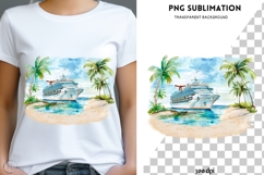 Cruise png design for T-shirts Product Image 1