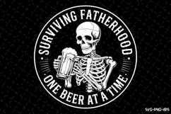 Surviving Fatherhood svg Design | Svg Files for Cricut Product Image 1