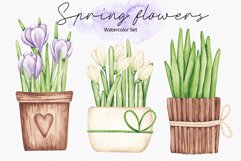 Watercolor Set “Spring Flowers&quot; Product Image 1