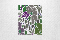Modern Garden Floral Mix Embroidery Design File Product Image 1