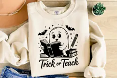 Trick or Teach Svg | Halloween Svg | Shirt Svg Product Image 2