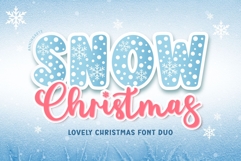 Snow Christmas Duo Font Product Image 1