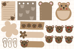 Cute Bear Journaling Notes Set Product Image 1