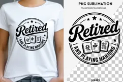 Mahjong quote png design for T-shirts Product Image 1