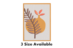 Modern Pomegranate Applique Machine Embroidery Design Product Image 1