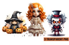 Watercolor Halloween collection sublimation , PNG Product Image 1