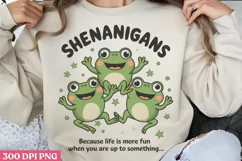 Shenanigans PNG, Funny Sarcastic Animal Quotes PNG Product Image 2