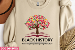 BLACK HISTORY Honoring PNG, Black History Month Sublimation Product Image 2