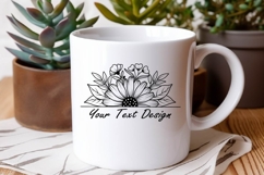 Flower Monogram Svg, Flower Svg Product Image 7