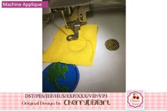 Planet Numbers machine applique embroidery bundle 1832 Product Image 5