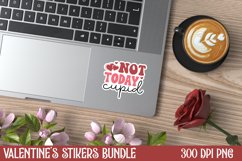 Not today cupid Sticker, Skeleton Valent Product Image 1