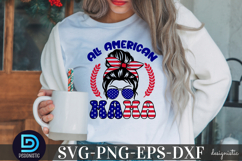 All American mama SVG, 4t4th of July SVG Product Image 1