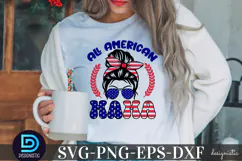 All American mama SVG, 4t4th of July SVG Product Image 1