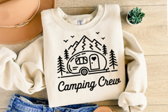 Camping Crew svg Design | Svg Cut Files | Shirt Svg Product Image 2