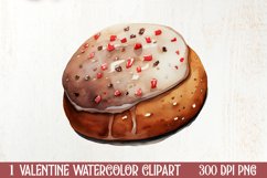 Watercolor Valentines Day Clipart, Christmas Clipart Product Image 2
