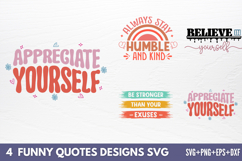 Motivational Quotes Designs SVG Product Image 1