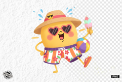 Cute Summer Sun Clipart Product Image 1
