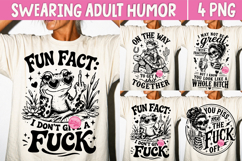 Adult Humor PNG, Sarcastic Snarky Skeleton Sublimation Product Image 1
