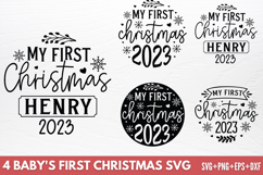Baby&#039;s First Christma SVG Product Image 1