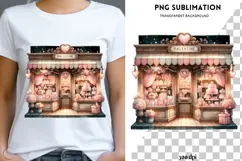 Valentine shop png design for T-shirts Product Image 1