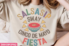 Salsa Sip Sway Cinco De PNG, Cinco De Mayo Sublimation PNG Product Image 2