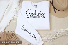Endless Stories to Play SVG - Video Game T-Shirt Design Product Image 1
