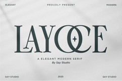 Layoce - Luxury Ligature Serif Font Product Image 1