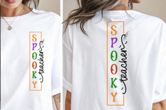 Spooky Teacher SVG, Spooky Season SVG, Halloween SVG Product Image 1
