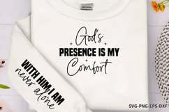 God's presence is my comfort Sleeve SVG PNG Product Image 1