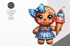 Christmas clipart|Gingergirl clipart|Christmas sublimation Product Image 1