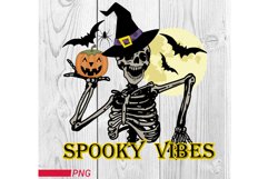 halloween skeleton png spooky vbes file sublimation Product Image 1