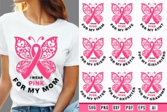 Breast Cancer Family & Friend SVG, Breast Cancer SVGS Product Image 1