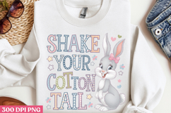 Shake your cotton tail PNG, Retro Easter Sublimation PNG Product Image 2