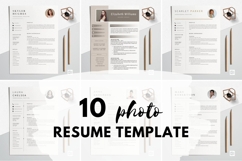 Professional Resume with Photo Template Word Bundle Product Image 2