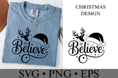 Believe Svg | Christmas svg | Shirt Svg Product Image 2