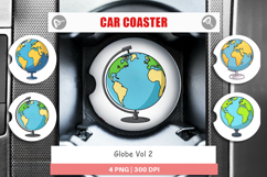 Car Coaster Globe Product Image 1