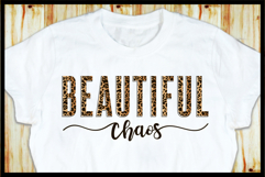 Beautiful Chaos, Funny Quote T shirt Design Product Image 1