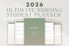 2026 Nursing Student Digital Planner Product Image 1