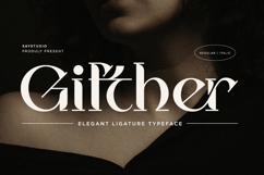 Gifther - Elegant Ligature Serif Font Product Image 1