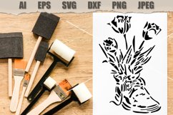 Stencil Tulips SVG Product Image 2