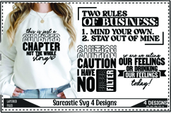 Funny Sarcastic Svg, Sarcasm Quotes Svg Designs Product Image 1