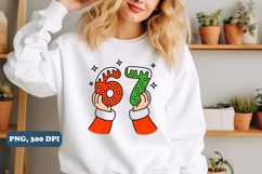 Funny Six Seven Meme Christmas PNG Sublimation Product Image 2