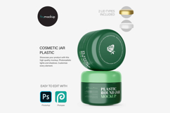 Plastic Cream Jars - PSD Mockup Product Image 1