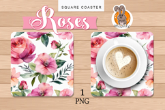 roses, pink, bouquet, hot plate Product Image 1