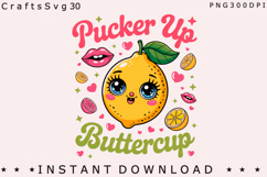 Funny Lemon Summer Positive Bundle Png Product Image 2