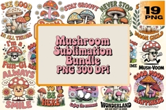 Mushroom Sublimation Bundle - 300 DPI Product Image 1