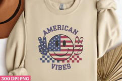 American Vibes PNG, Memorial Day Sublimation PNG Product Image 2