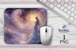 Magic fantasy sublimation for mouse pad, Space Girl Product Image 1